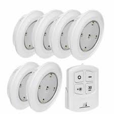 Lighting 3 6 Pc Wireless Remote Control Battery Operated Under Cabinet Smd Led Light Medicareresources Org