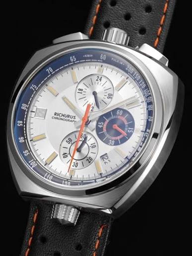 Clean white dial. Pure performance. The Richurus Chronograph in silver | Richurus Watches | Facebook