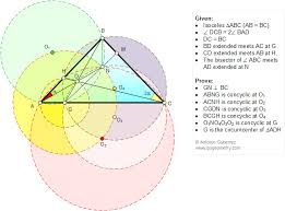 Geometry Problem 1163 Isosceles Triangle Congruence Double Angle Circle Concyclic Points Circumcenter Per Math Tutorials Math Geometry Geometry Problems