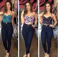 Calça Jeans Feminina Atacado Mercado Livre Calca Jeans Cintura Alta Hot Pant No Atacado Kit 5 Pecas R 300 00 Calca Jeans Cintura Alta Hot Pants Ideias Fashion