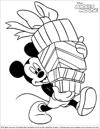 There are tons of great resources for free printable color pages online. Mickey Mouse Printable Coloring Page Coloring Library