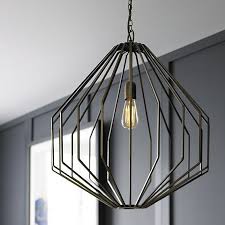 Union Pendant In Chandeliers Pendants Crate And Barrel Home Lighting Light Caged Lamp