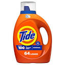 Tide Original HE, 25 Loads Liquid Laundry Detergent, Original, 37 fl oz