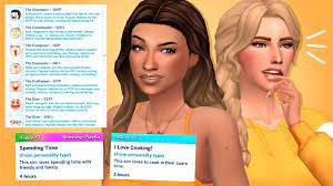 A complete overview of gameplay changes and additions can also be found on the mod page, but here's a quick look at some of the mod's. This Mod Gives Your Sims Unique Personalities Sims 4 Slice Of Life Mod Update Youtube