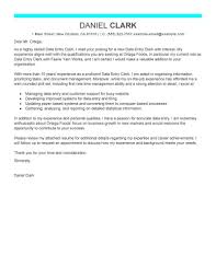 Best Data Entry Clerk Cover Letter Examples Livecareer What does a data entry person do? data entry clerk cover letter examples