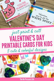 Simple and quick making own flashcards for kids, toddlers, and babies; 5 Free Printable Valentine S Day Cards For Kids
