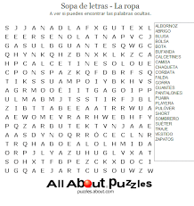 Sopas De Letras Para Pasar El Tiempo Teaching Spanish Spanish Worksheets Spanish Activities