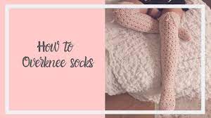 Almost argyle sock (paid download). Over The Knee Free Crochet Pattern Us Terms Youtube