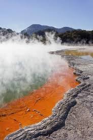 Champagne Pool Wai O Tapu Thermal Wonderland Bay Of Plenty North Island New Zealand Photographic Print Rainer Mirau Art Com Beautiful Places To Travel North Island Scenic Art