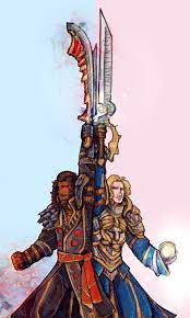 Here is some art I did! Some wrathion and Anduin!!! I hope you all like it!  Art made by me raven. :) : rwow