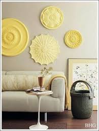 In decorating your house, you do not always find a cheap stuff in store. Purchase Ceiling Medallions From The Home Improvement Or Thrift Store And Paint Them All The Same Color Cheap Wall Decor Home Decor Cheap Wall Decor Decor