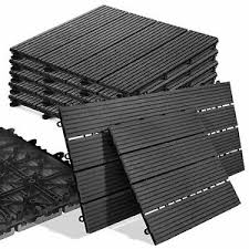 Liegen derzeit fliesen auf ihrem balkon oder ihrer terrasse, legen sie ein spezielles kunststoffgitter aus. Wpc Terrassenfliesen Gunstig Kaufen Ebay