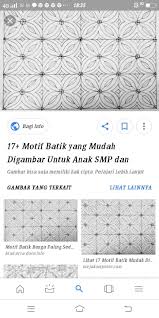 Begitulah informasi yang bisa kami uraikan mengenai sketsa batik bunga yang mudah digambar. Motif Batik Yang Mudah Digambar Untuk Anak Smp