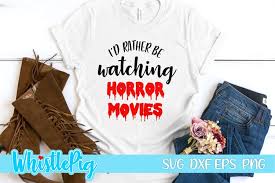 I D Rather Be Watching Horror Movies Svg Horror Movies Svg 1378260 Cut Files Design Bundles