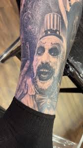 Healed up nicely. Cant wait till the next one!, @staycreativetattoo ,  @m.a.g.4u , #horror #horrortattoo #staycreative #dktatts