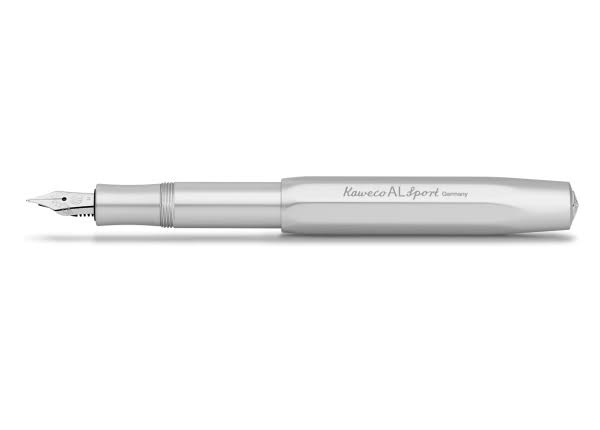 Kaweco AL Sport Fountain Pen Silver Broad