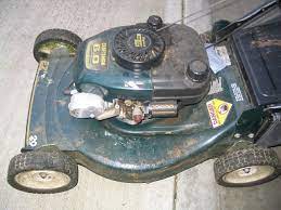 The recoil mechanism needs to be replaced. How To Fix Lawn Mower Pull Cord Spring Garden Tool Expert