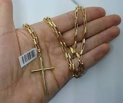 Entre e conheça as nossas incriveis ofertas. Melinterest Brasil Corrente E Pingente Cruz Masculina Ouro 18k 60cm 3mm Corrente De Ouro Masculina Correntes Correntes De Ouro