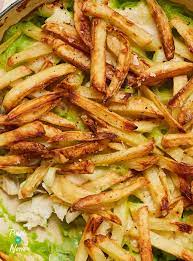 Fish And Chip Pie Pinch Of Nom Fish And Chips Low Calorie Cooking Mushy Peas