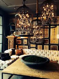 Birdcage Decor Modern Glam Living Room Birdcage Chandelier Glam Living Room