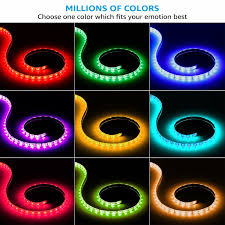 Led light strips have a variety of applications. 16 4ft Led Strip Light Work With Alexa For Bedside Cabinet Kitchen Living Room Overstock 18551632