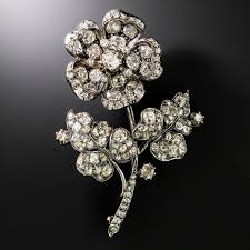 vintage diamond brooch