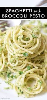 This Spaghetti With Broccoli Pesto Is A Simple Uncomplicated Healthy And Delicious 20 Minut Broccoli Pesto Best Healthy Dinner Recipes Bbc Good Food Recipes