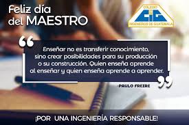 Este miércoles 16 de junio es el día del ingeniero en conmemoración al 16 de junio de 1865, fecha en que inicia la enseñanza de la ingeniería en la república argentina. Feliz Dia Del Maestro Colegio De Ingenieros De Guatemala Facebook
