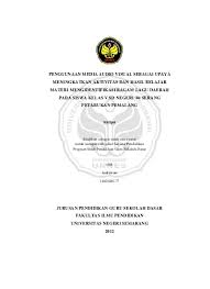 Seperti sampulnya, kesan yang didapat dari lagu ini adalah nonjok banget. Penggunaan Media Audio Visual Sebagai Upaya Meningkatkan Aktivitas Dan Hasil Belajar Materi Mengidentifikasi Ragam Lagu Daerah Pada Siswa Kelas V Sd Negeri 04 Serang Petarukan Pemalang