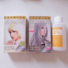 Yg dimaksud ash grey itu warna apa ya? Miranda Pernanent Hair Color Mc 16 Ash Blonde Review Female Daily