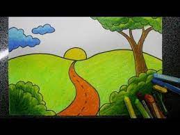 Contoh saja sama dalam sketsa gambar pemandangan di bawah ini. 21 Foto Pemandangan Alam Simple Pemandangan Indah Sekali Gambar Simpel Cara Menggambar Pemandangan