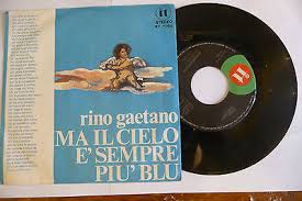 I tifosi della sampdoria cantano il cielo è sempre più blu, cerchiato di blu! Popsike Com Rino Gaetano Ma Il Cielo E Sempre Piu Blu Disco 45 Giri It 1975 Auction Details