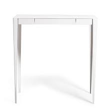 Exclusively At Abc This Piece Pops In Powder Coated Steel With Three Thin Drawers Its Contempor Modern Furniture Decor White Console Table Abc Carpet Home