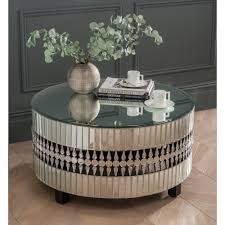 A mirrored coffee table is a prestigious coffee table with chromed frames and mirrored surfaces. Crystal Mirrored Coffee Table Coffee Table Homesdirect365
