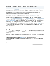 489/1999 privind sistemul public de asigurări sociale, baza de calcul în al cărei temei a fost stabilită indemnizaţia de maternitate 75. Model Notif Incet Ctr M Ca Per Proba Doc