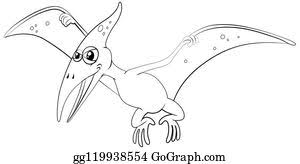 Dinosaurier malvorlagen novel t rex ausmalbild malbilder dinosaurierbilder malvorlage. Flugsaurier Clipart Lizenzfrei Gograph