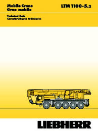 Liebherr Ltm 1100 5 2 Specifications Cranemarket