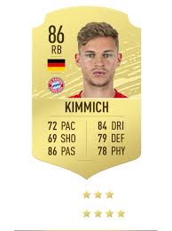 Joshua kimmich (born 8 february 1995) is a german footballer who plays as a central defensive midfielder for german club fc bayern münchen. Kimmich Sofifa