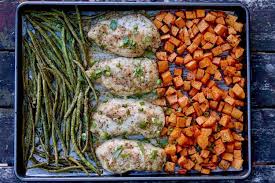 Sheet Pan Maple Mustard Chicken With Veggies Baking With Josh Ange Recipe Maple Mustard Chicken Sheet Pan Dinners Mustard Chicken