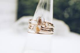 T.w.) in 14k gold, white gold & rose gold $2,795.90 Dainty Opal And Rose Gold Filled Stacking Rings Beyond The Willow Tree