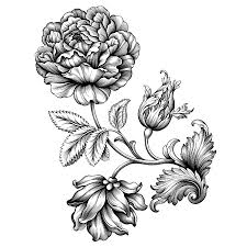 Maybe you would like to learn more about one of these? Vector Of Rose Flower Vintage Baroque Id 91735226 Royalty Free Image Stocklib