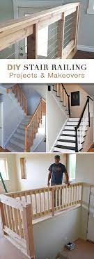 Save time and effort with this special trick to fix and update the staircase and stair risers. Diy Stair Railing Ideas Makeovers Ohmeohmy Blog