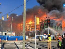 4 bravo response 4 charlie and 4 delta. Massive Fire Destroys Fairfax Co Building Under Construction Smoke Seen For Miles Wtop