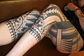 The grim reaper tattoos in the tribal art pattern look very cool. 80 Fashionable And Wonderful Leg Tattoos And Designs