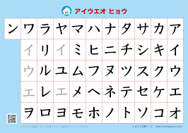アイウエオ表（カタカナ表）シンプル文字のみ・ヤイユエヨ・ワイウエヲ版、ピンク | 無料プリント教材｜おうち学習キッズ