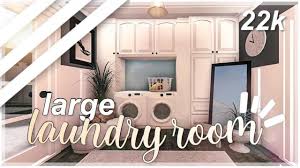 Large Laundry Room Speedbuild 22k Welcome To Bloxburg Youtube House Decorating Ideas Apartments Unique House Design Large Laundry Rooms