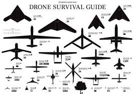 Drones Identification Chart Poster 24inx36in Poster Drone