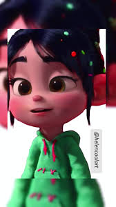 Vanellope as a cute little monster. #digitalart #shorts #art #disney #...