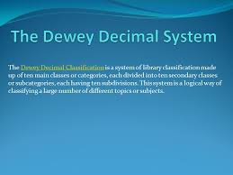The Dewey Decimal System Ppt Video Online Download