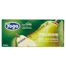Succo alla pera col gin. Succo Yoga Optimum Pera Brick 200 Ml Confezione Da 3 Con Cannuccia